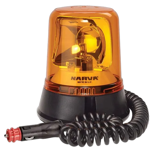 Narva Optimax Rotating Beacon (Amber) Magnetic Base 12/24 Volt