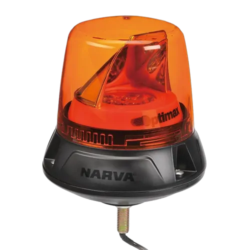 Narva 10-33V Optimax Led Rotating Beacon Single Bolt Mount (Amber)