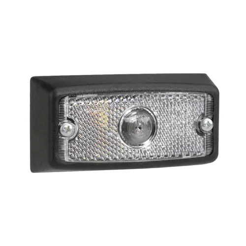 Narva Front End Outline Marker Lamp (Clear) With In-Built Retro Reflector With Rubber Boot