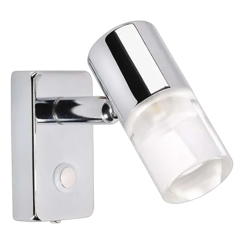 Narva 10-30 Volt Chrome Interior Lamp Dimming With Switch 6000K