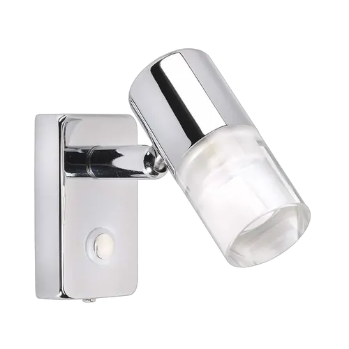Narva 10-30 Volt Chrome Interior Lamp Dimming With Switch 3200K