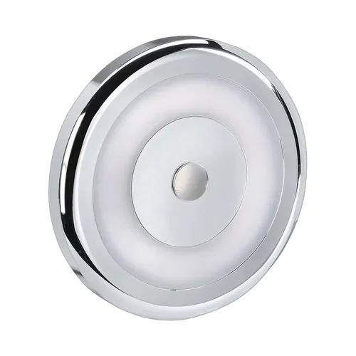 Narva 10-30v Chrome Bezel Interior Lamp w/ Touch Sensitive On/Dim/Off Switch - Warm White