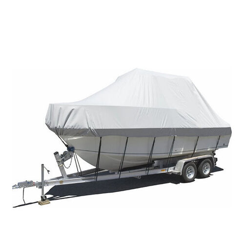Kaiser Jumbo Boat Covers - Light Grey 21-23ft
