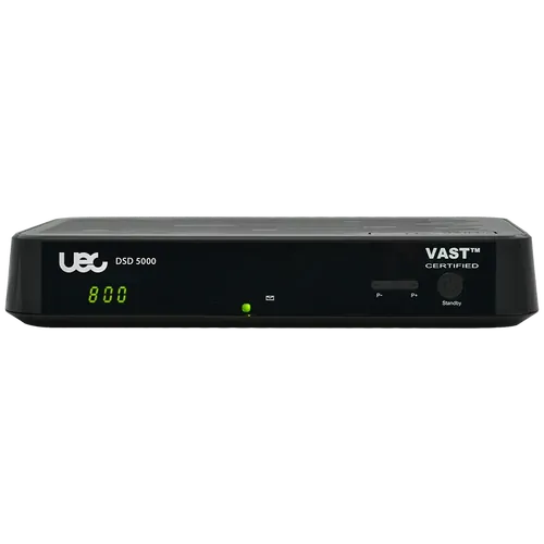 UEC Vast DSD 5000 Dual Tuner PVR 12v/240v Satellite Receiver