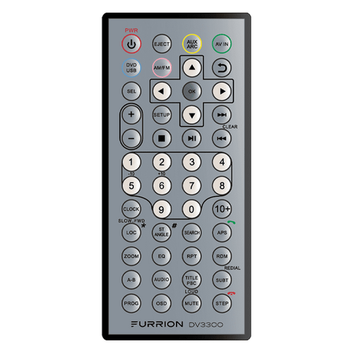 FURRION DV3300 Replacement Remote control. DV3300-RC