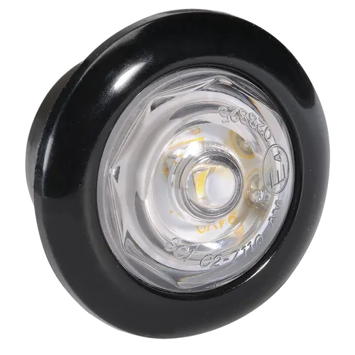 Narva 9-33V Model 2 Led Front End Outline Marker Lamp Black + Chrome (Blister Pack Of 1)