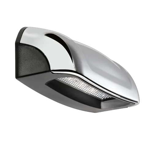 Narva 10-30 Volt Model 8 Led Licence Plate Lamp Chrome/Black Housing And 0.5M Cable