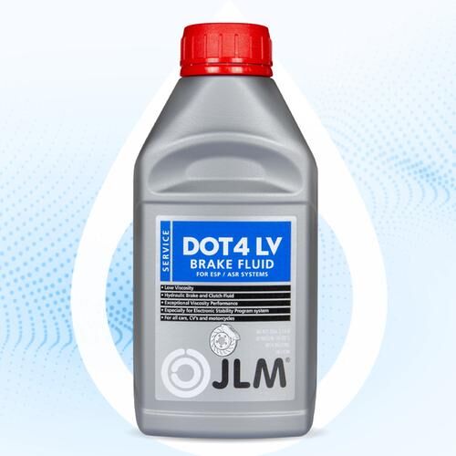 JLM Brake Fluid DOT4 LV (Low Viscosity) 260degC 500ml