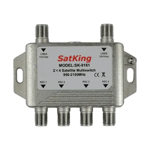 SatKing 2 In 4 Out Satellite Multi Switch