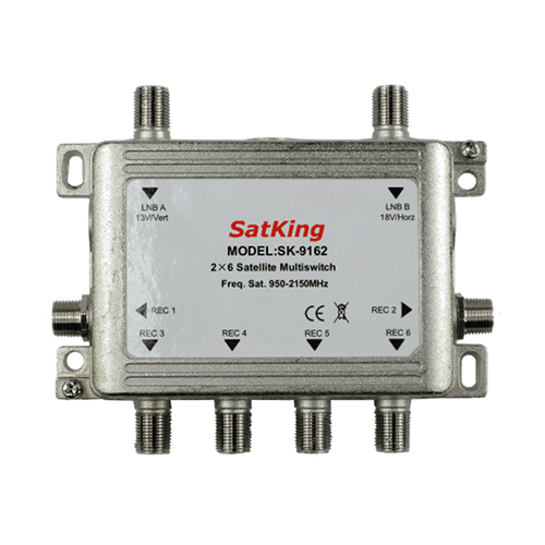 SatKing 2 in 6 Out Satellite Multi Switch