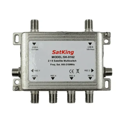 SatKing 2 In 6 Out Satellite Multi Switch