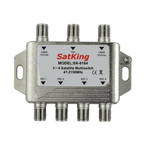 SatKing 3 in 4 Out Satellite & Terrestrial Multi Switch