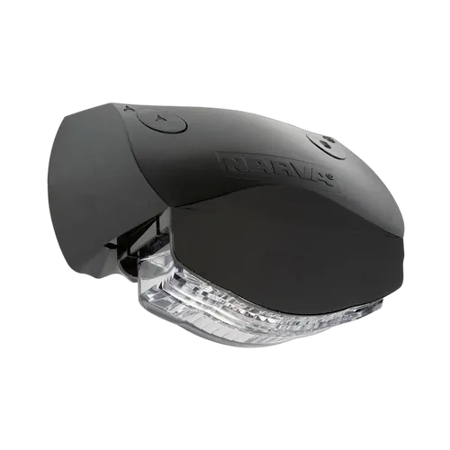 Narva 9-33 Volt Model 16 3 Led Licence Plate Lamp Black Housing And 0.5M Cable (Blister Pack)