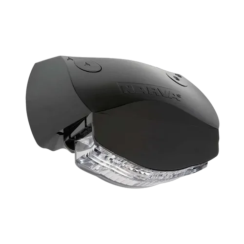 Narva 9-33 Volt Model 16 3 Led Licence Plate Lamp Black Housing And 2.5M Cable