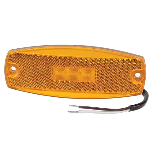 Narva 9-33 Volt Model 17 Led Side Marker Or External Cabin Marker Lamp (Amber)