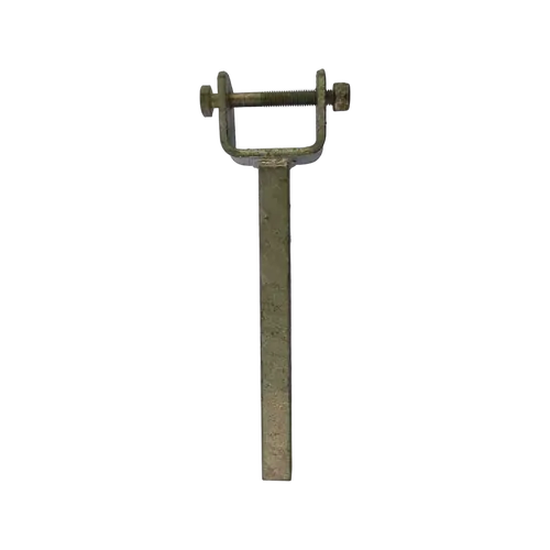 8" Wood Yoke Angled With 50mm x 25mm Bracket