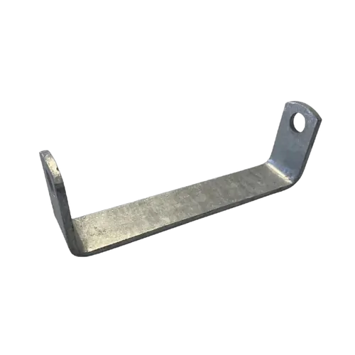 8" Flat Bracket 17mm - Galvanised