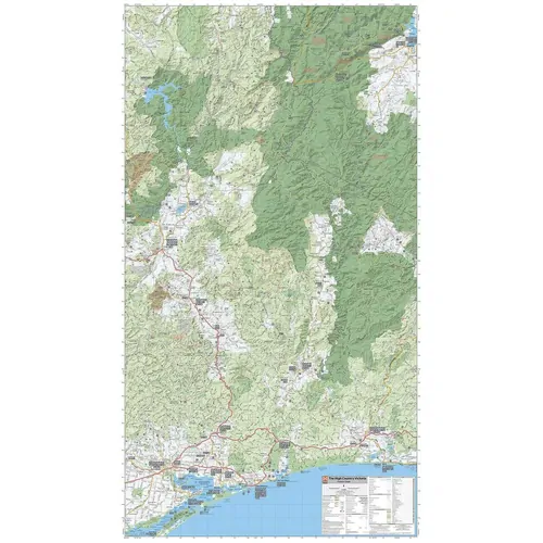 The Victorian High Country - Eastern Supermap - 800x1430 - Laminated