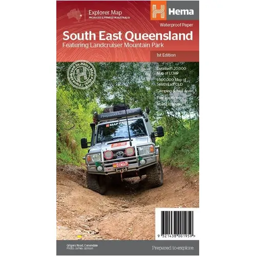South East Queensland featuring Landcruiser Mountain Park Map