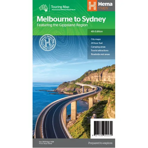 Melbourne to Sydney Map