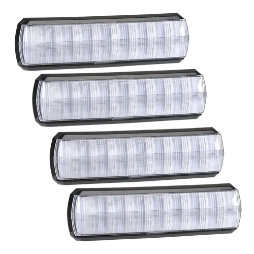 Narva 10-30 Volt Led Slimline Rear Stop/Tail And Direction Indicator Lamp Pack (Red/Amber)