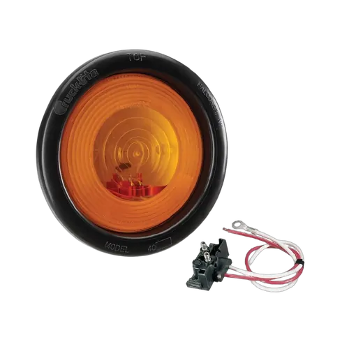 Narva 12 Volt Sealed Rear Direction Indicator Lamp Kit (Amber) With Vinyl Grommet