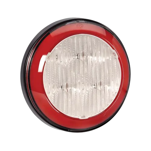 Narva 9-33 Volt Model 43 Led Rear Direction Indicator Lamp (Amber) With Red Led Tail Ring