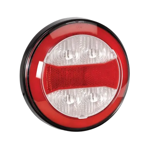 Narva 9-33V Model 43 Led Rear Direction Indicator And Reverse Lamp With Red Led Stop/Tail Ring