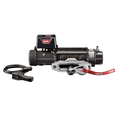 Warn 12V 9,500lb Recovery Winch with 30m Synth. Rope w/ Wireless Remote