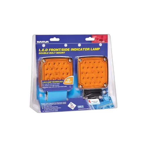 Narva 12 Volt Model 54 Combined Led Front And Side Direction Indicator Lamp Pack
