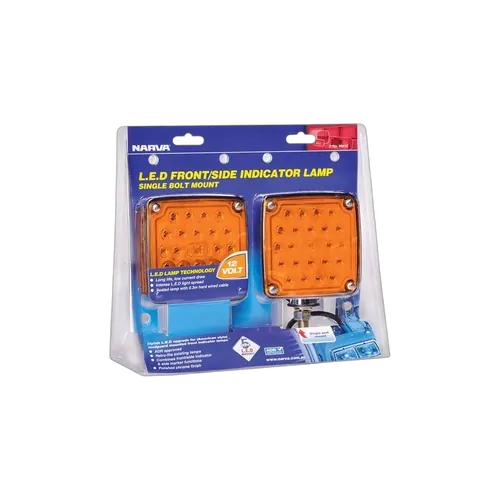 Narva 12 Volt Model 54 Combined Led Front And Side Direction Indicator Lamp Pack