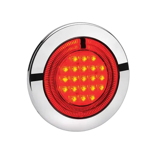 Narva 9-33 Volt Model 56 Led Rear Stop Lamp (Red) With Red Led Tail Ring