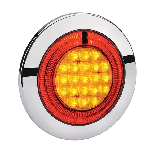 Narva 9-33V Model 56 Led Sequential Rear Direction Indicator Lamp With Red Led Tail Ring (Left