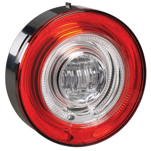 Narva 9-33V Led Model 57 Rear Stop Lamp (Red) With Tail Ring (Red) And Reverse (White)