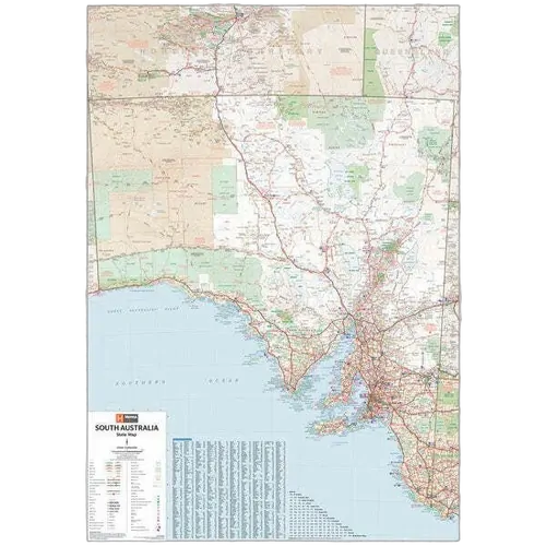 South Australia State Map - 700x1000 - Laminated
