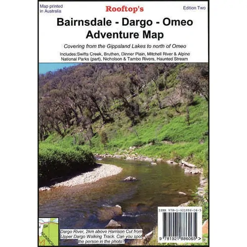 Bairnsdale - Dargo - Omeo Map