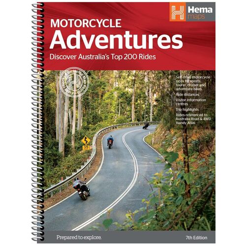 Australia Motorcycle Atlas + 200 Top Rides