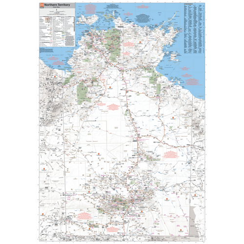 Northern Territory Map - 700x1000 - Unlaminated