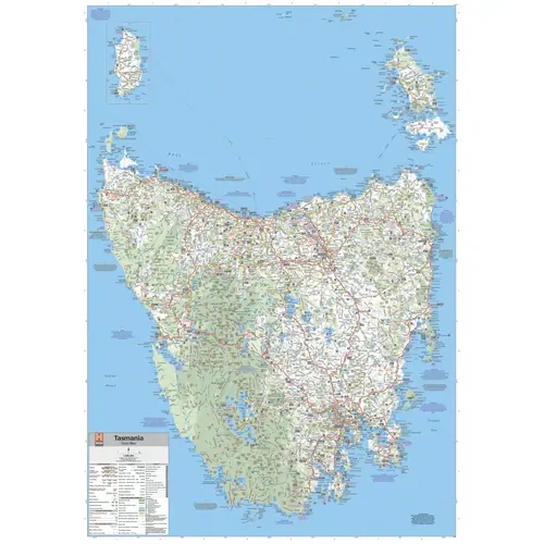 Tasmania State Supermap - 1000x1430 - Unlaminated
