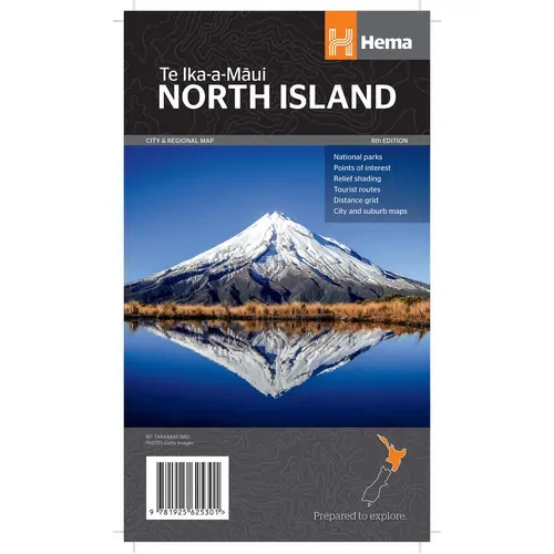North Island New Zealand Map