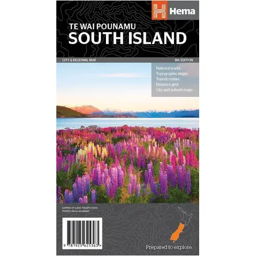 South Island New Zealand Map