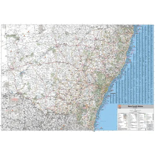 New South Wales State Supermap - 1430x1000 - Laminated