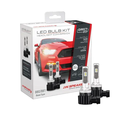 Direct Fit - 12/24V Led Bulb Kit 6000K - H27/880 & 881