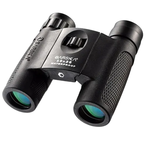 BARSKA 10x25mm WP Compact Blackhawk Binoculars