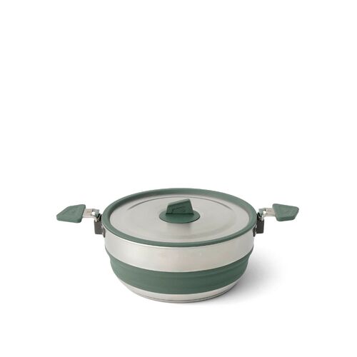 SEA TO SUMMIT Detour Stainless Steel Collapsible Pot - 3L Green