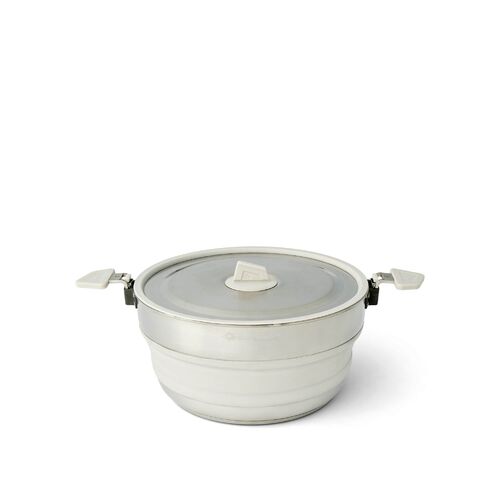 SEA TO SUMMIT Detour Stainless Steel Collapsible Pot - 5L Grey