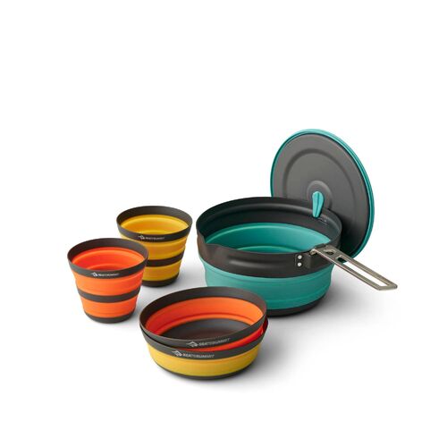 SEA TO SUMMIT Frontier UL Collapsible One Pot Cook Set - [5 Piece] 2.2L Pot