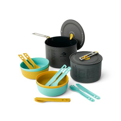 SEA TO SUMMIT Frontier UL Two Pot Cook Set - [14 Piece] 2L & 3L Pots