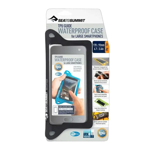 TPU Guide Waterproof Phone Case X-Large Black