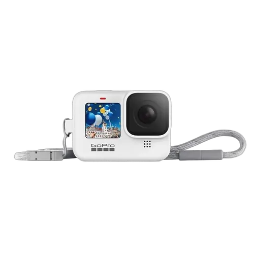 GoPro Sleeve + Lanyard White (HERO11 Black / HERO10 Black / HERO9 Black)